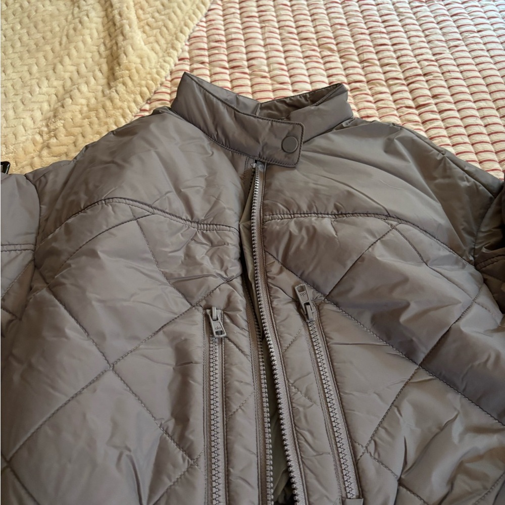 ALO Yoga Quilted Taupe Jacket